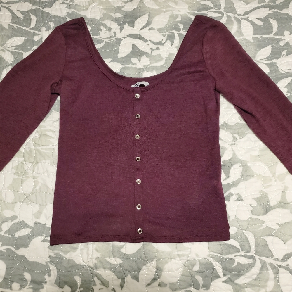 Hollister double scoop neck